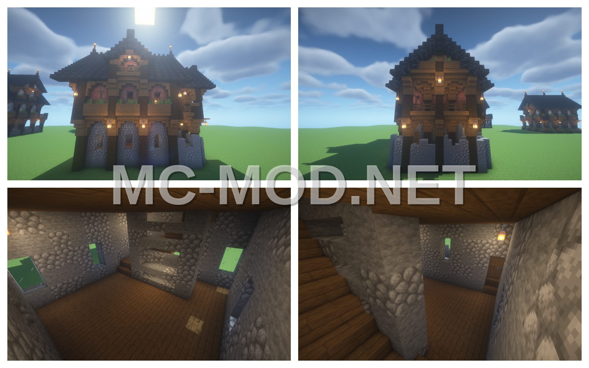 Rustic Granite Brick House