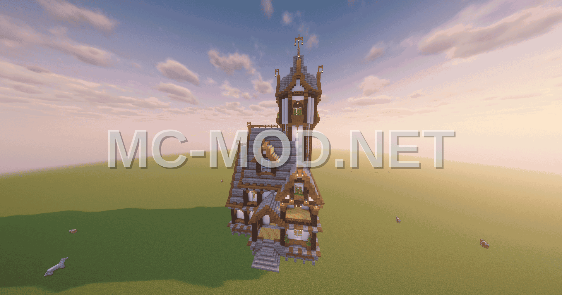 Rustic Medieval Tower House Structure