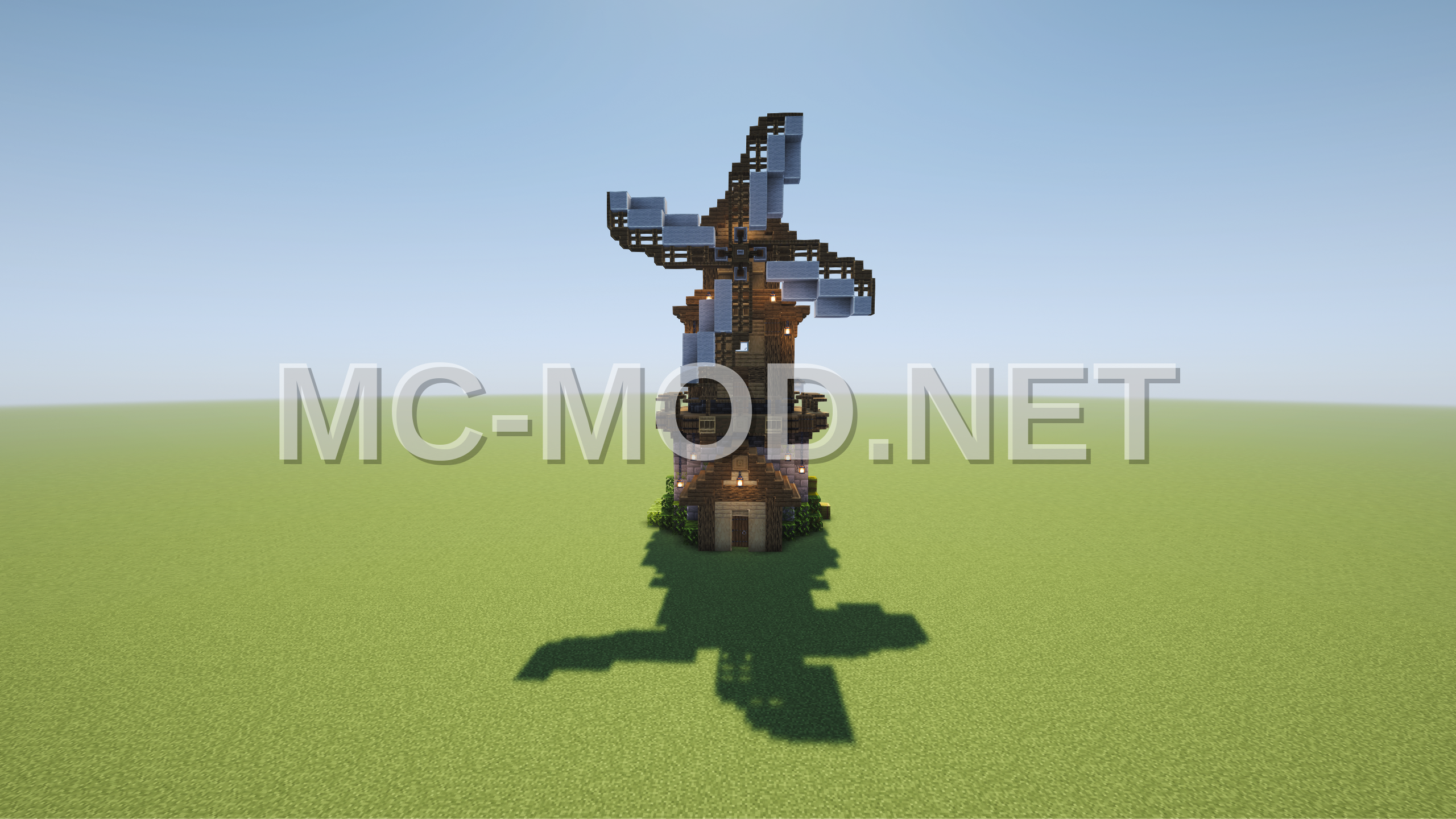 Rustic Medieval Windmill Farm Structure