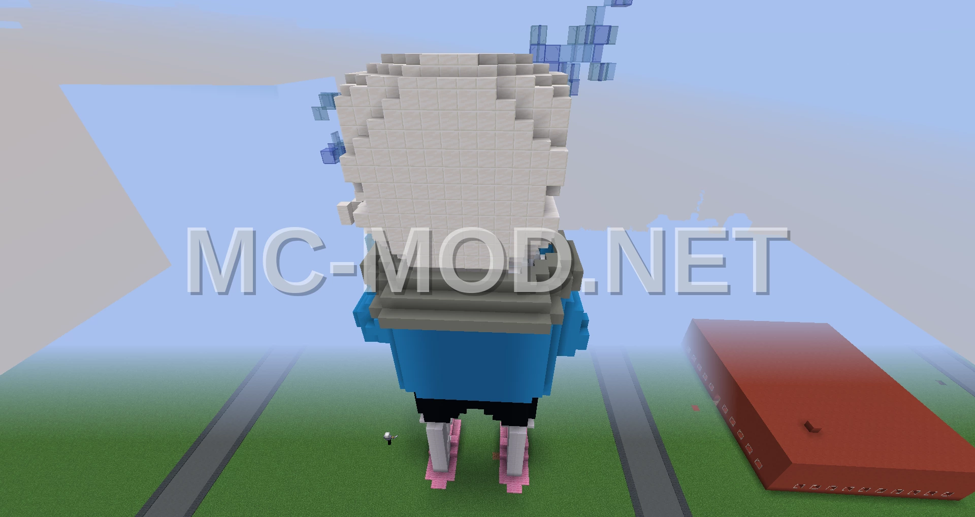 Sans Undertale Minecraft Statue