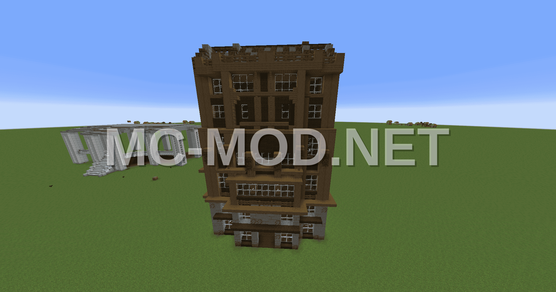 Six-Story Wooden Apartment Building