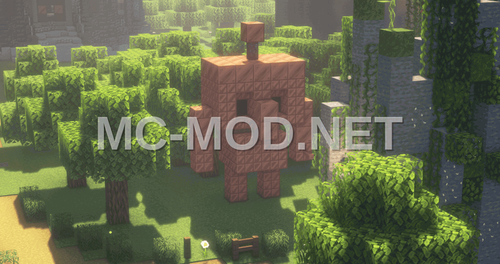 Small Copper Golem Statue