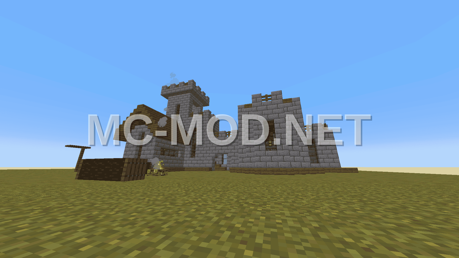 Small Spruce Brick Castle