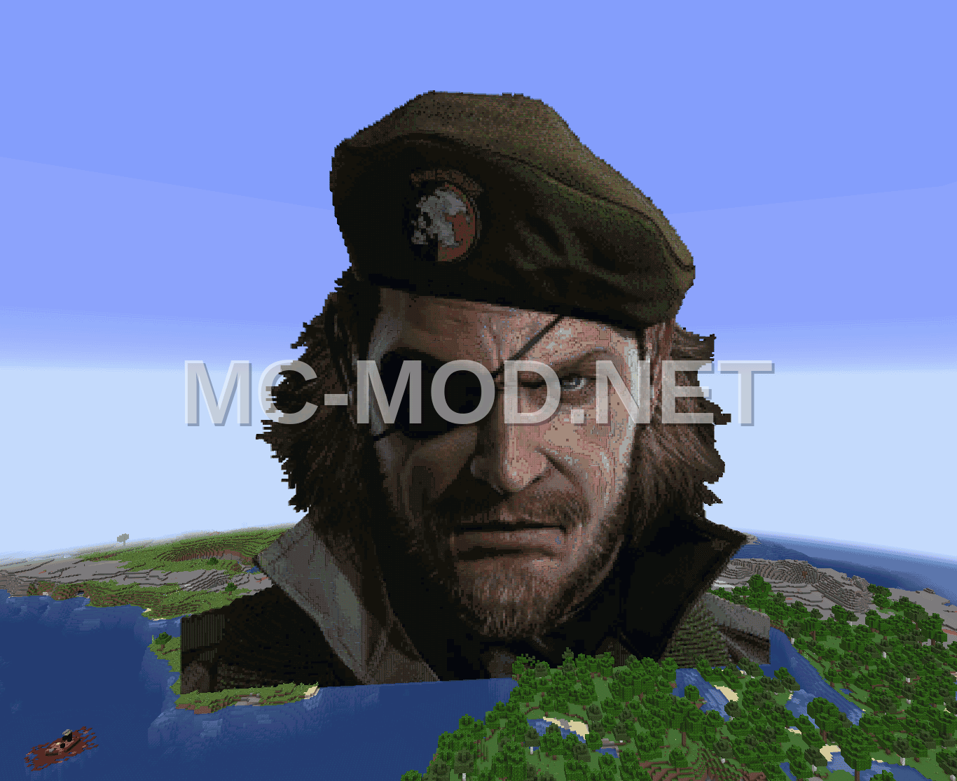 Soldier Pixel Art Statue