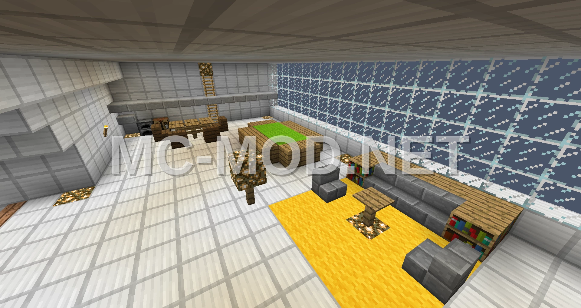 Spacious Futuristic Sky Base