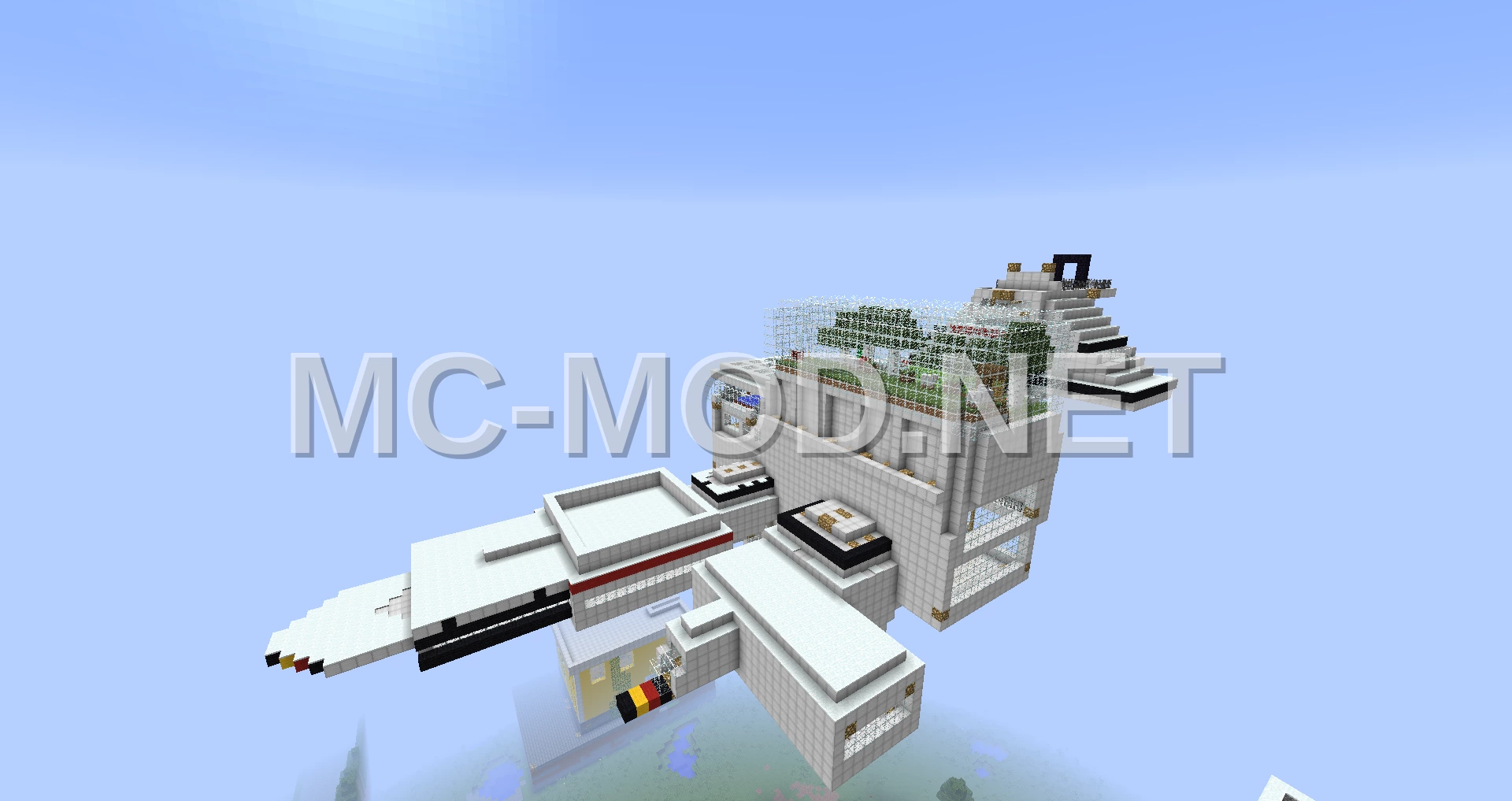 Spacious Futuristic Sky Base
