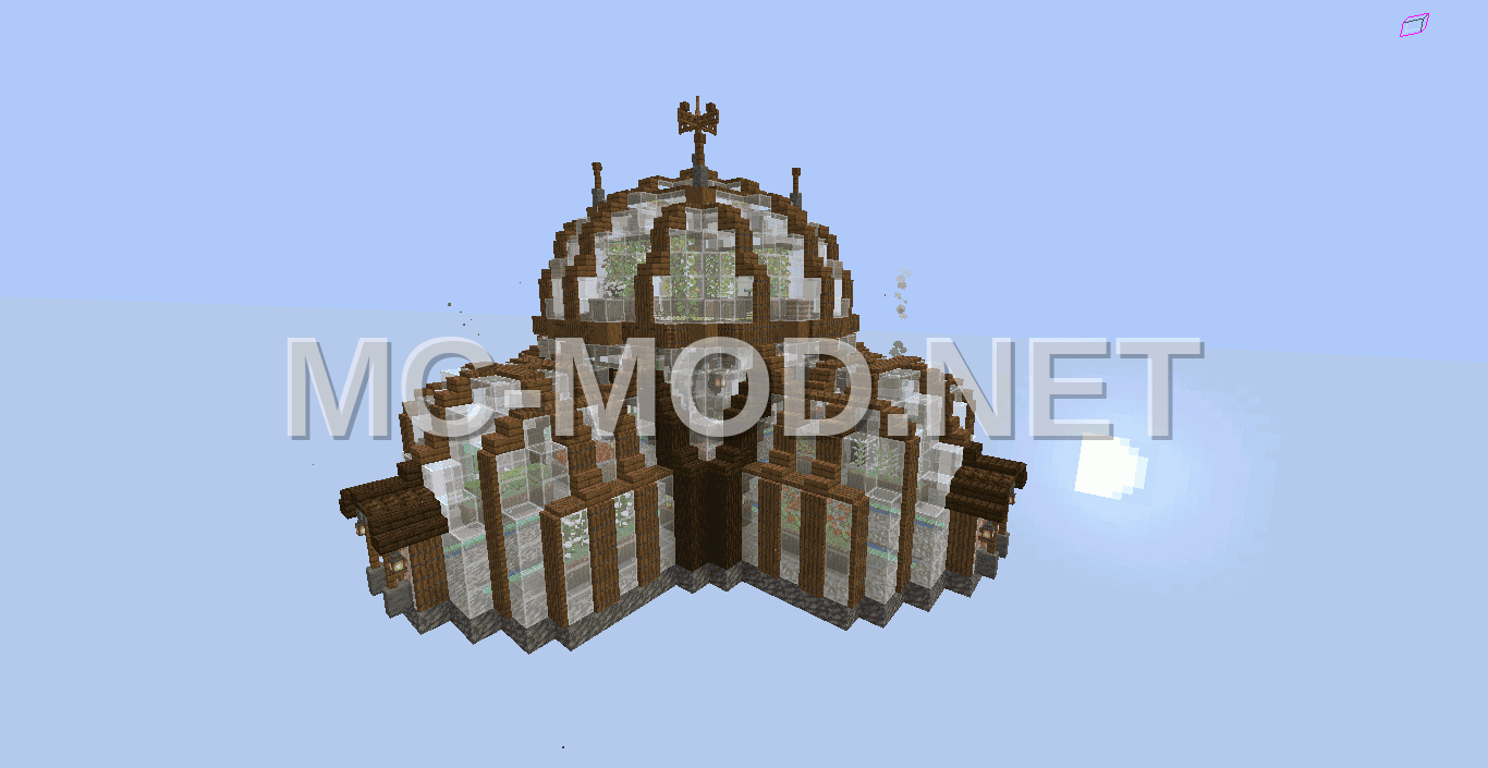 Steampunk Greenhouse Structure