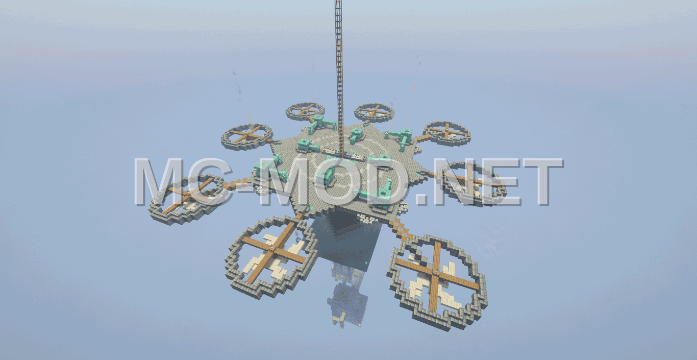 Steampunk Mob Farm with Sorting