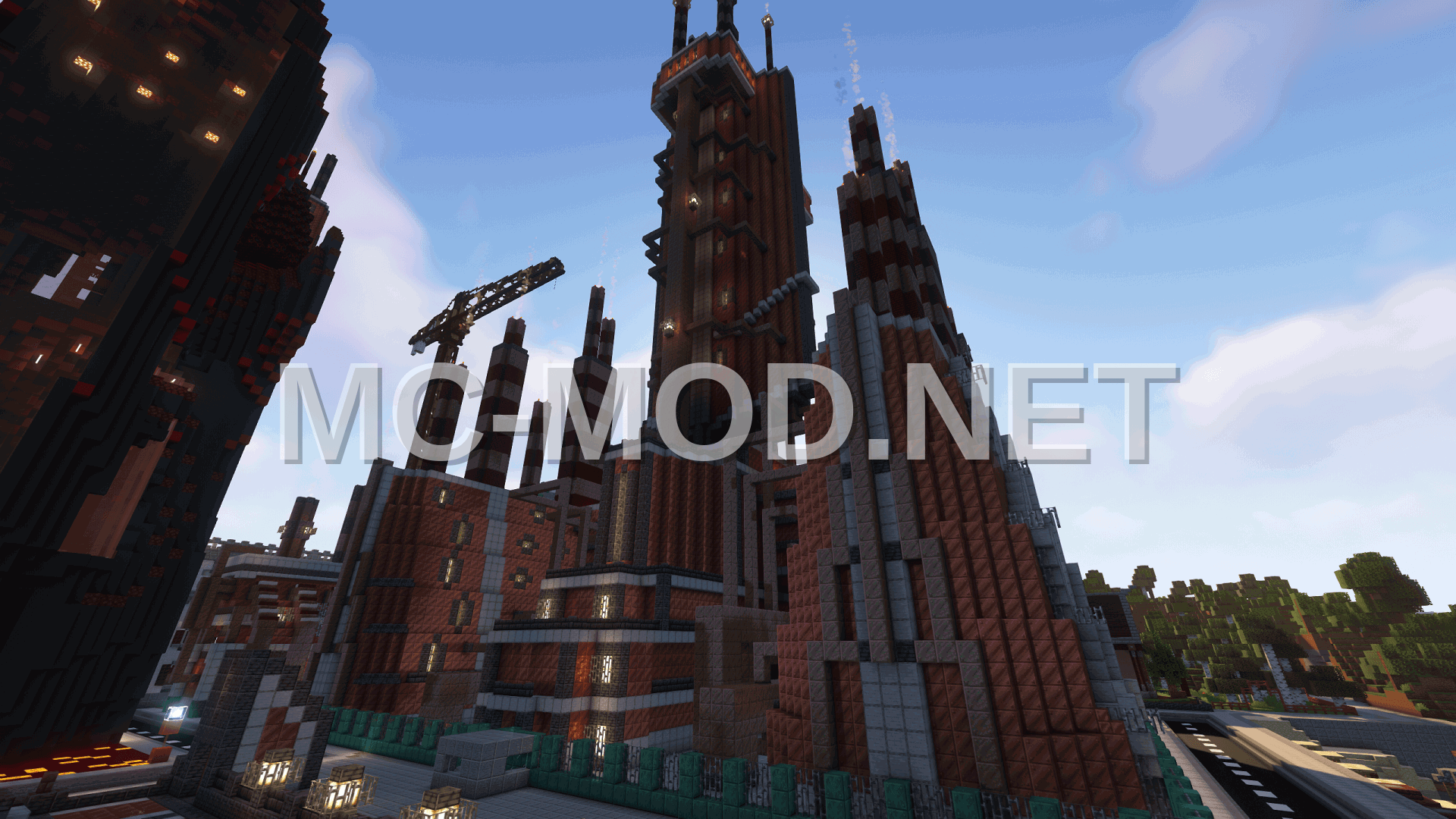 Steampunk Skyscraper Model