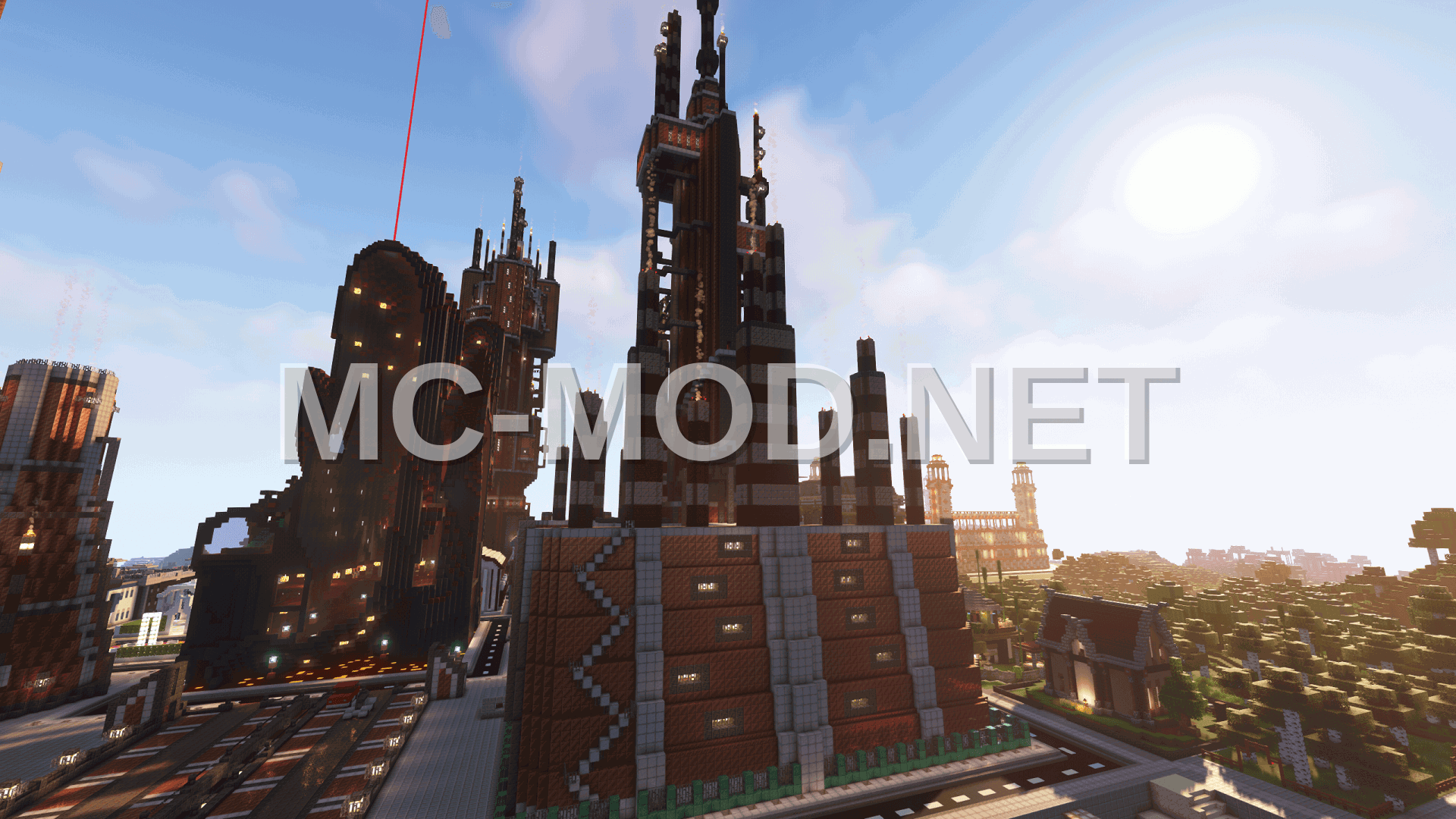 Steampunk Skyscraper Model