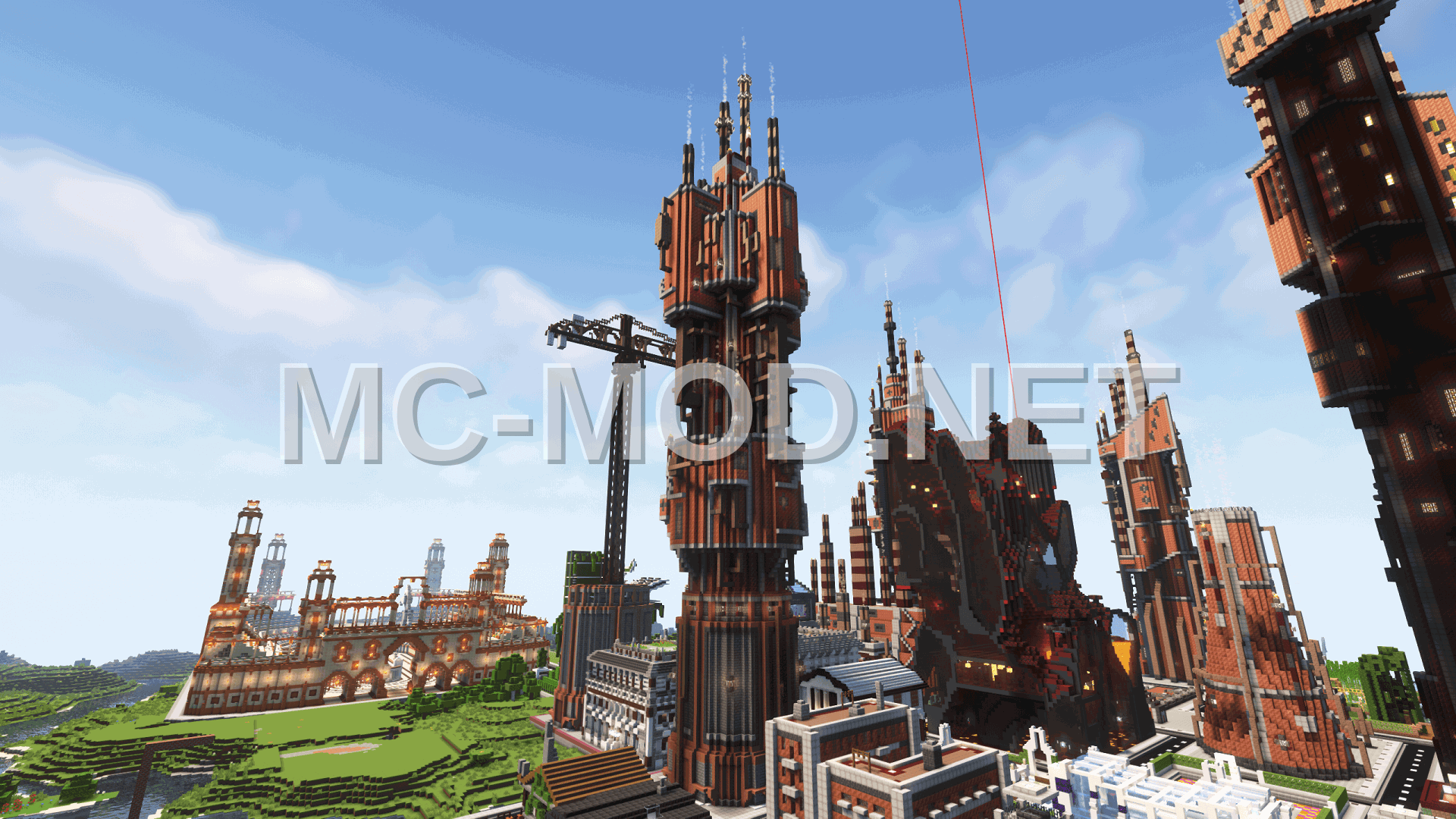 Steampunk Skyscraper Model 4