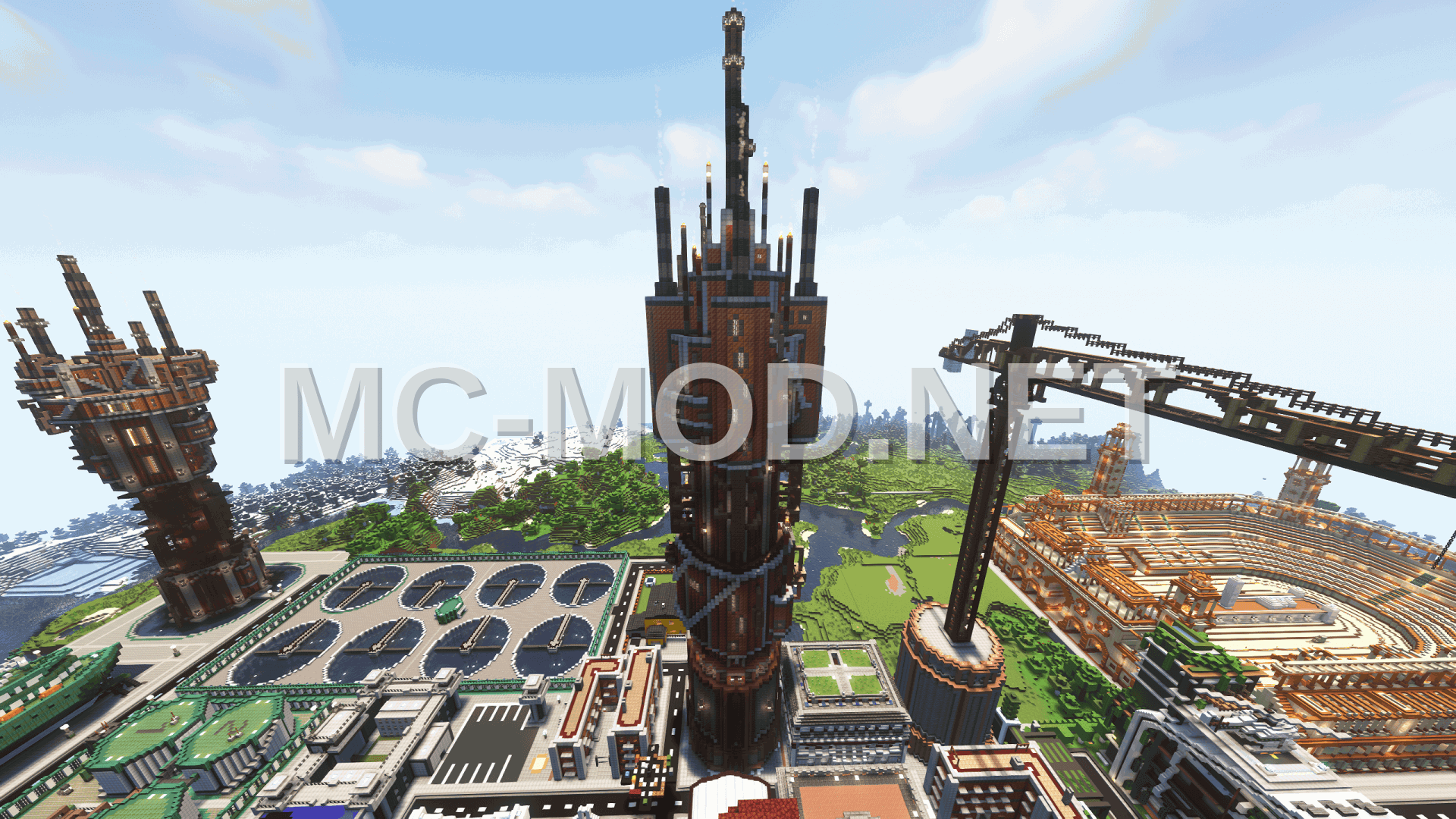 Steampunk Skyscraper Model 4