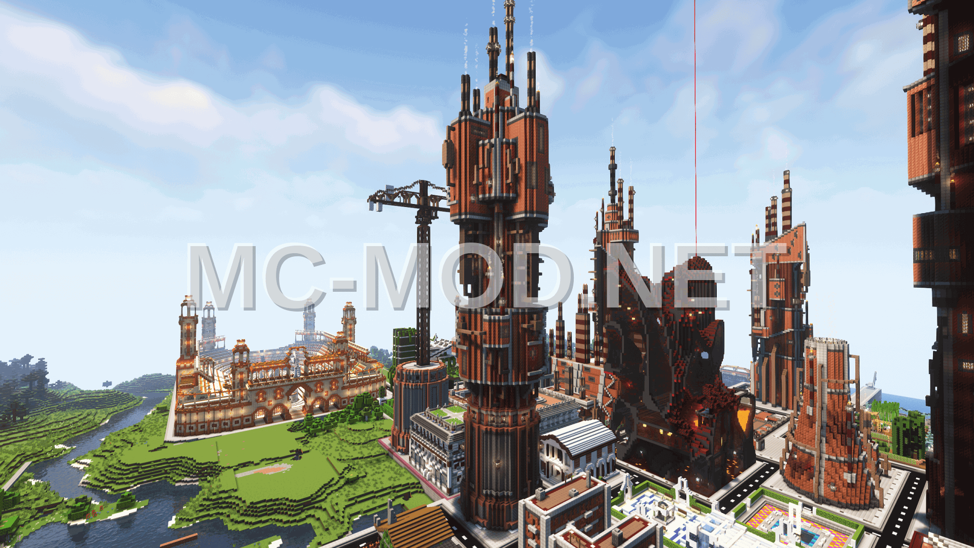 Steampunk Skyscraper Model 4