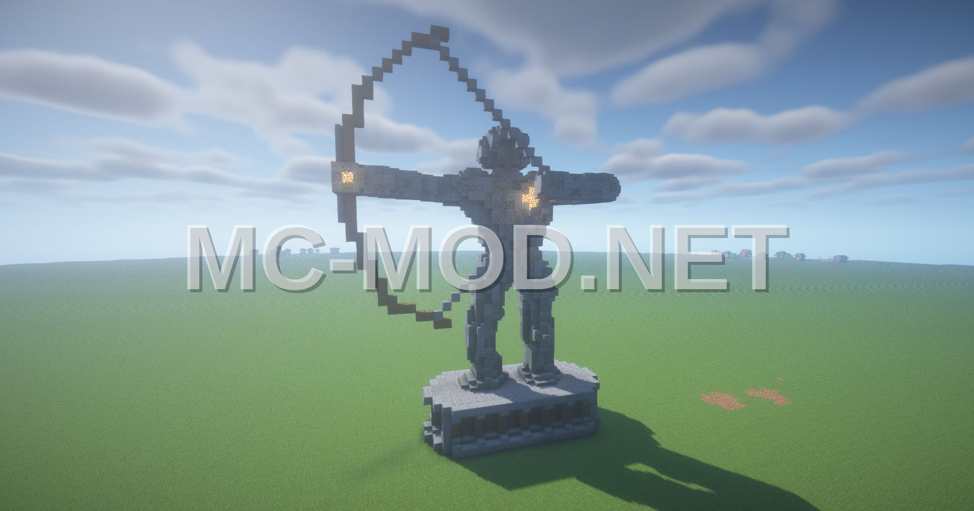 Stone Archer Statue