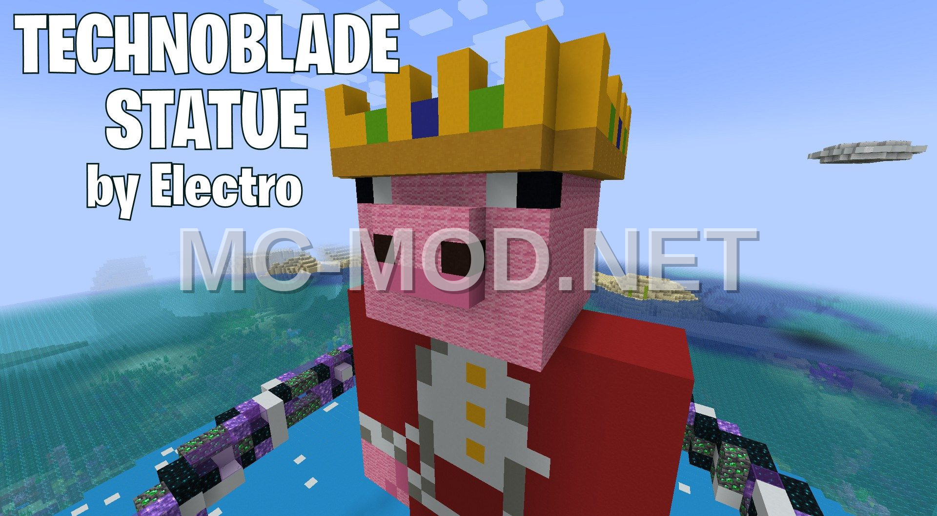 Technoblade Memorial Statue