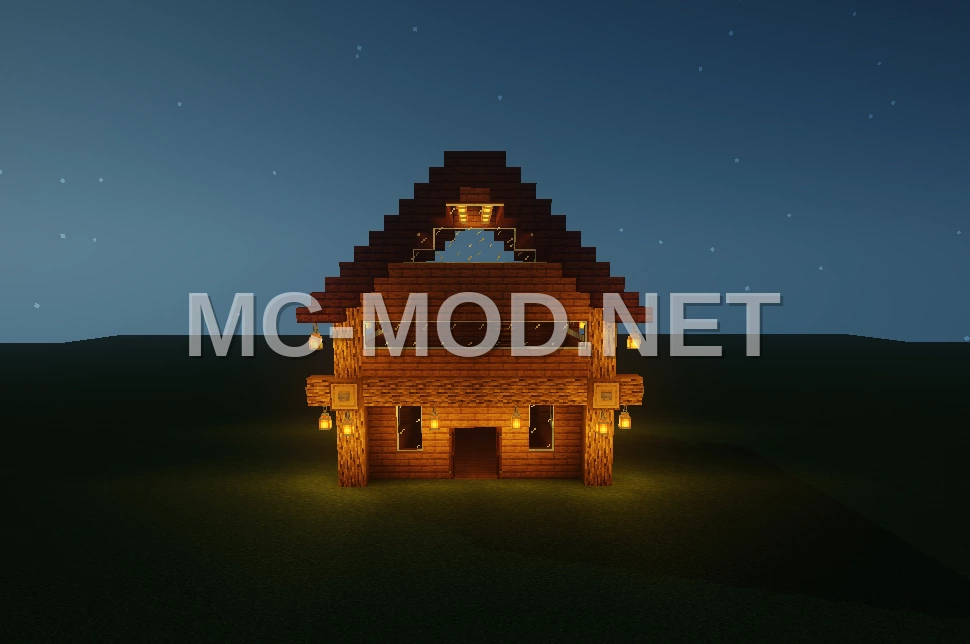 Three Story Wooden House