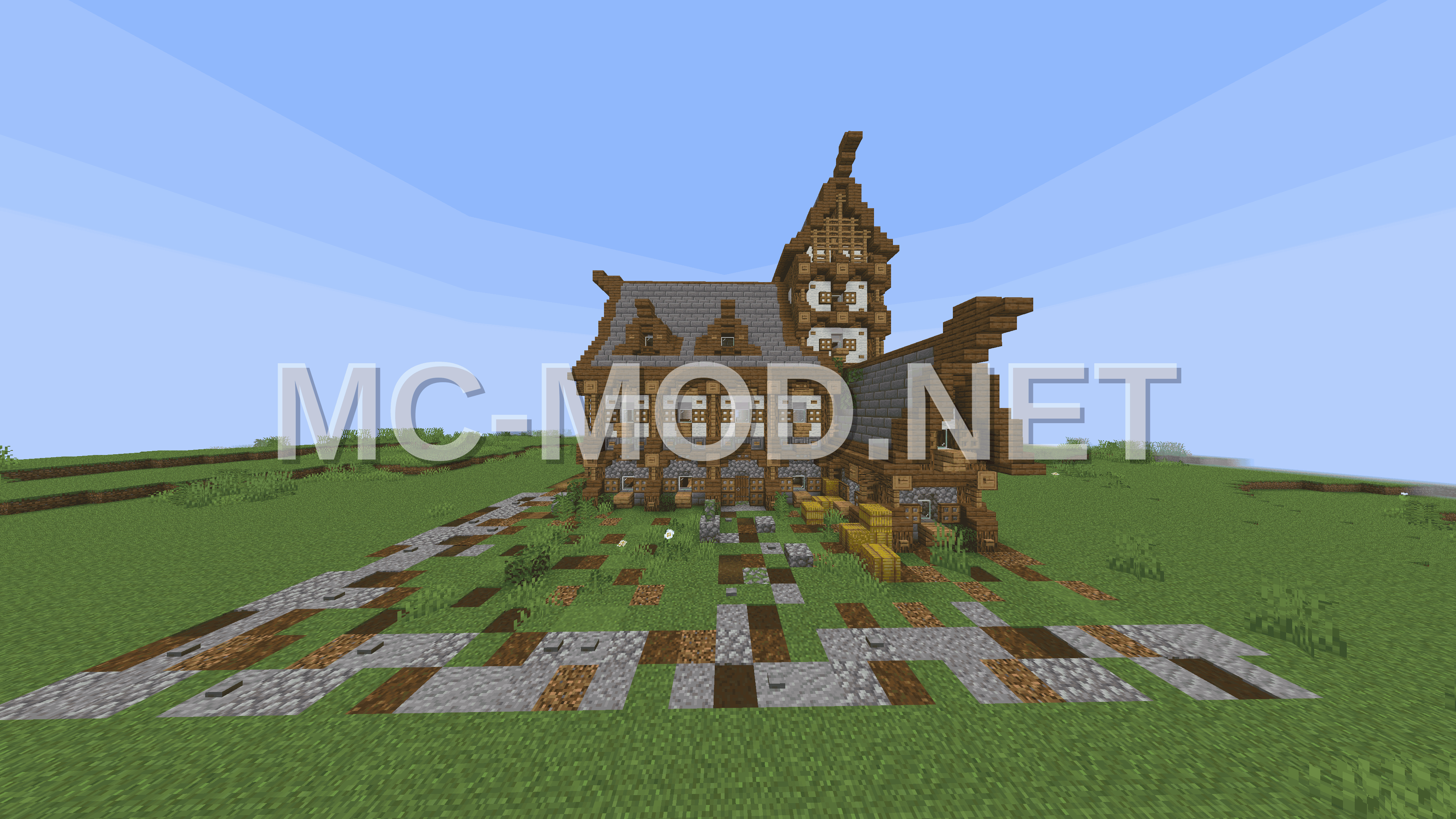 Medieval Village Home With Garden