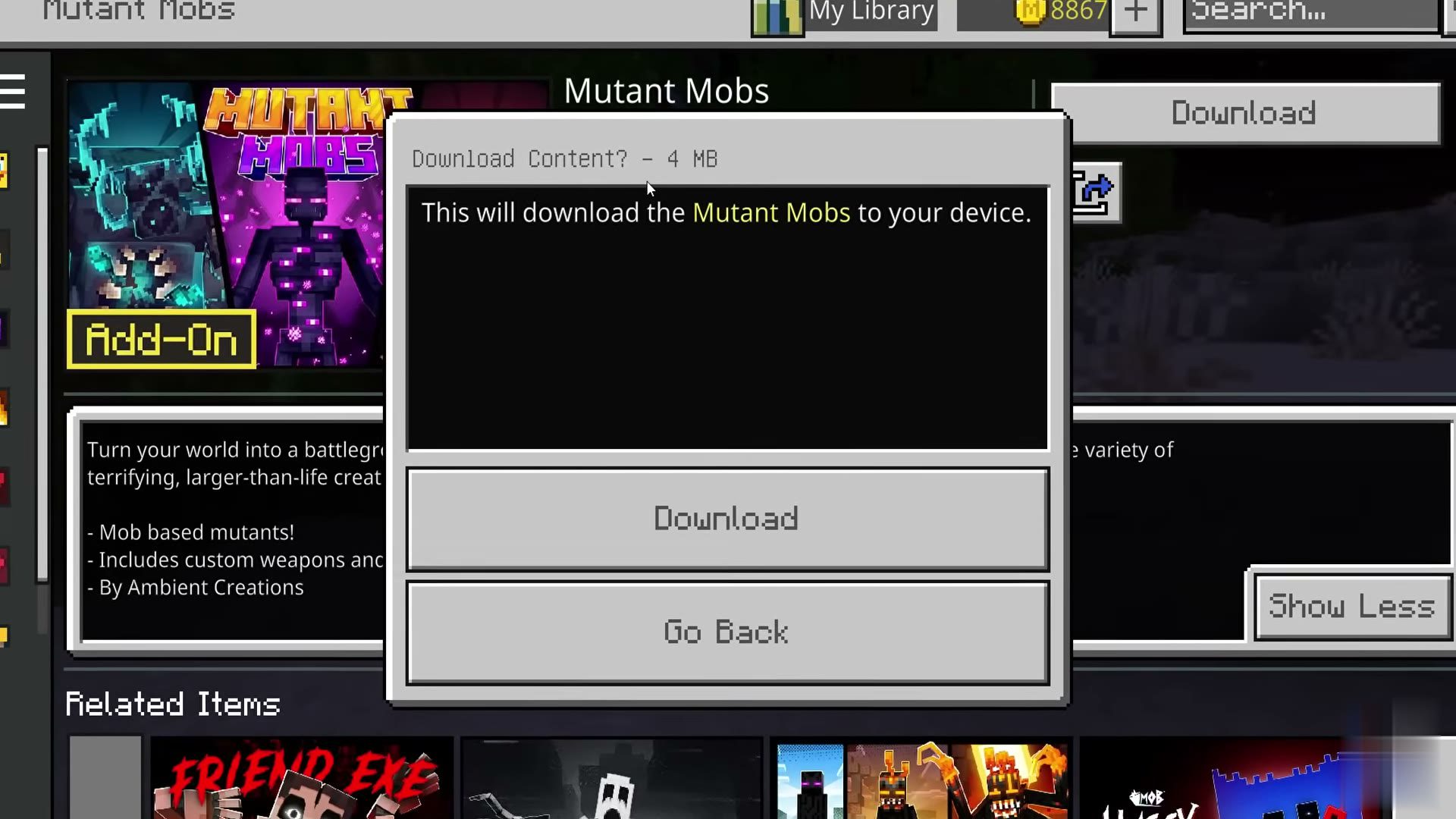 Transformed Horrors screenshot 1