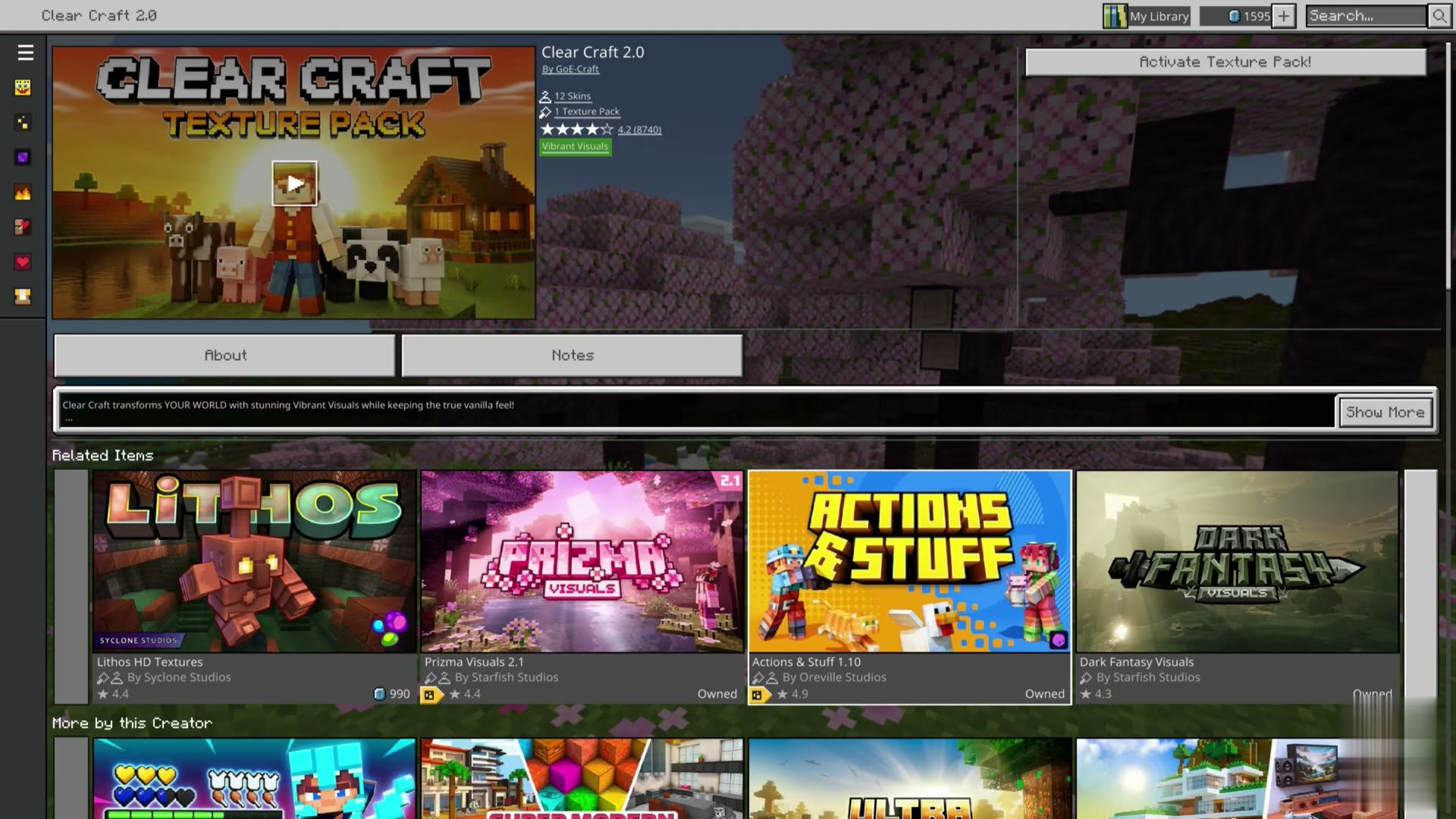 Vivid Vanilla screenshot 1