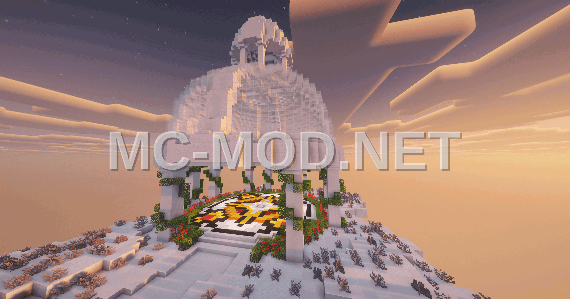 White Dome Spawn Decoration
