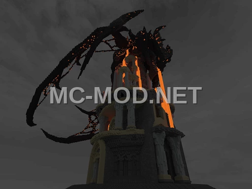 Wyrmrest Temple Deathwing Minecraft Recreation
