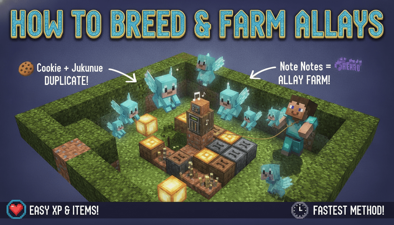 How to breed and farm Allays in Minecraft
