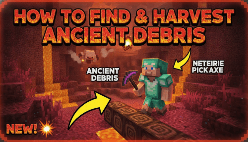 How to find and harvest Ancient Debris in Minecraft