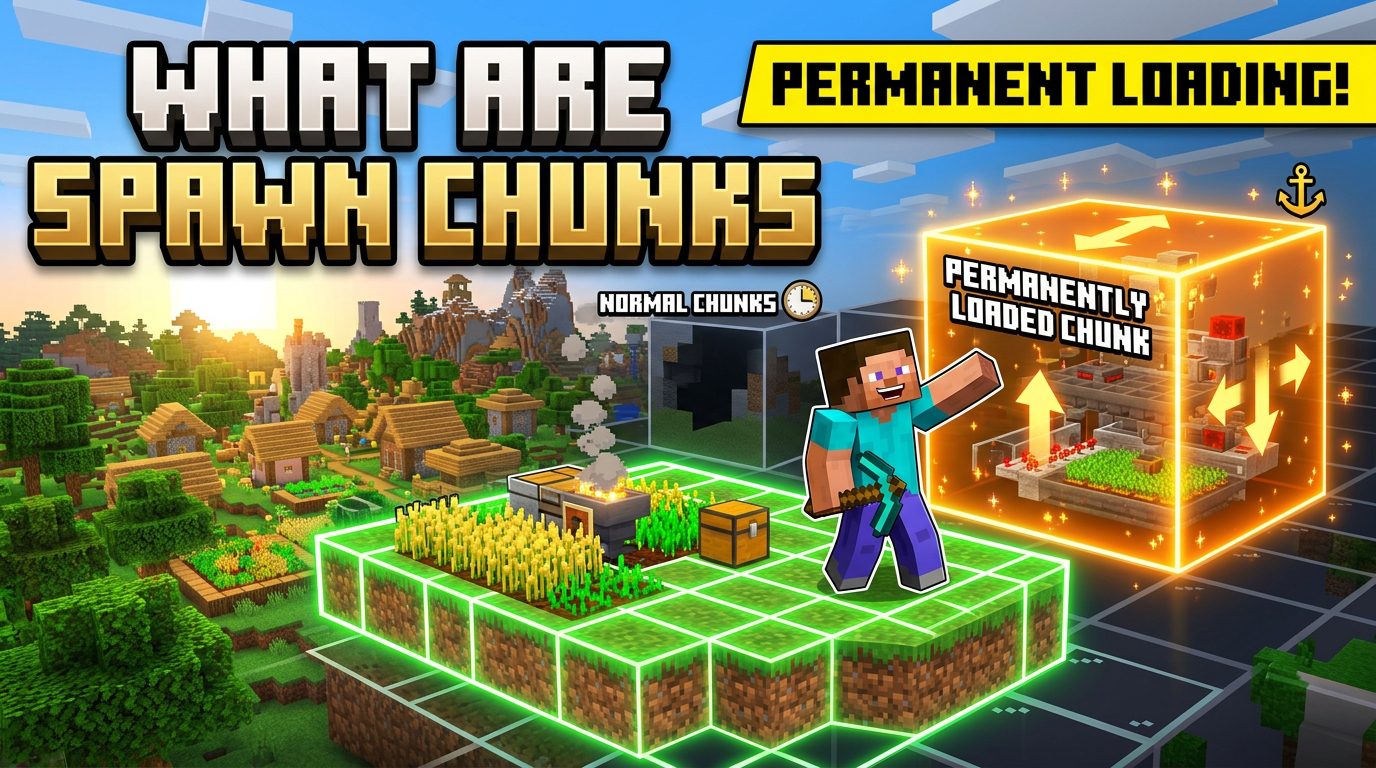What Are Spawn Chunks in Minecraft? Permanent Chunk Loading 