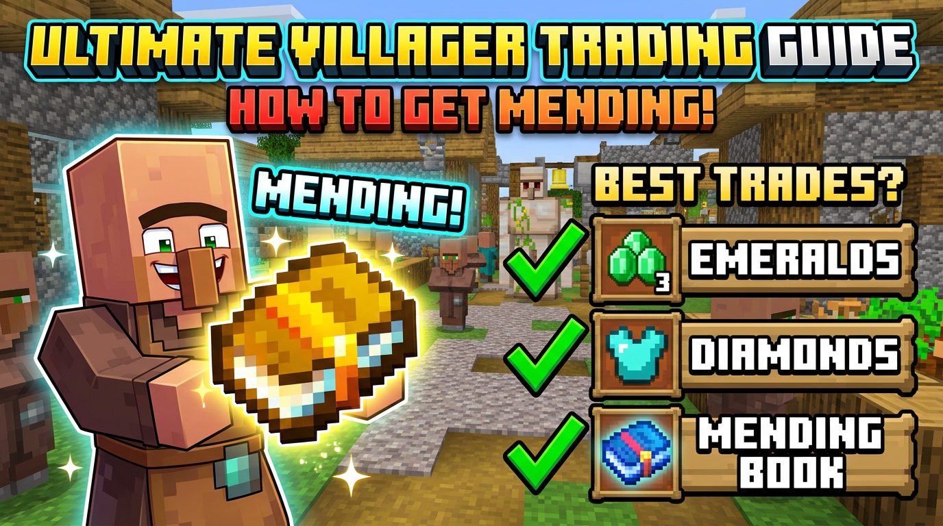 Ultimate Minecraft Villager Trading Guide: How to Get Mendin