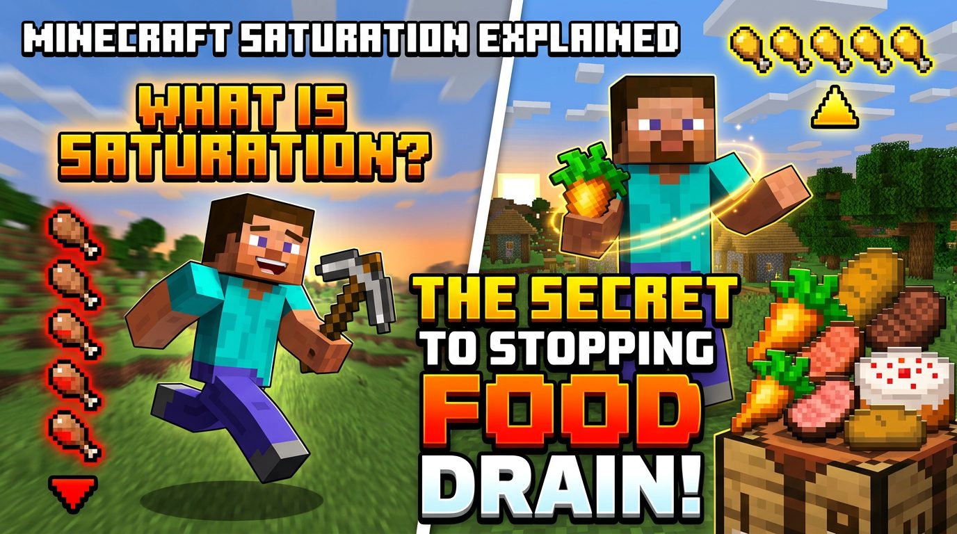 Minecraft Saturation Explained: The Secret to Stopping Food 