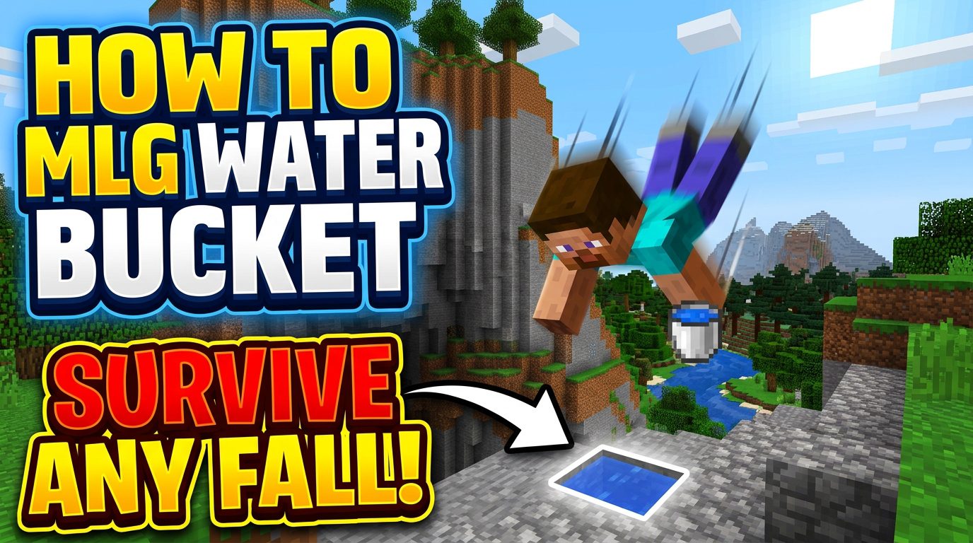 How to MLG Water Bucket in Minecraft: Tips to Survive Any Fa
