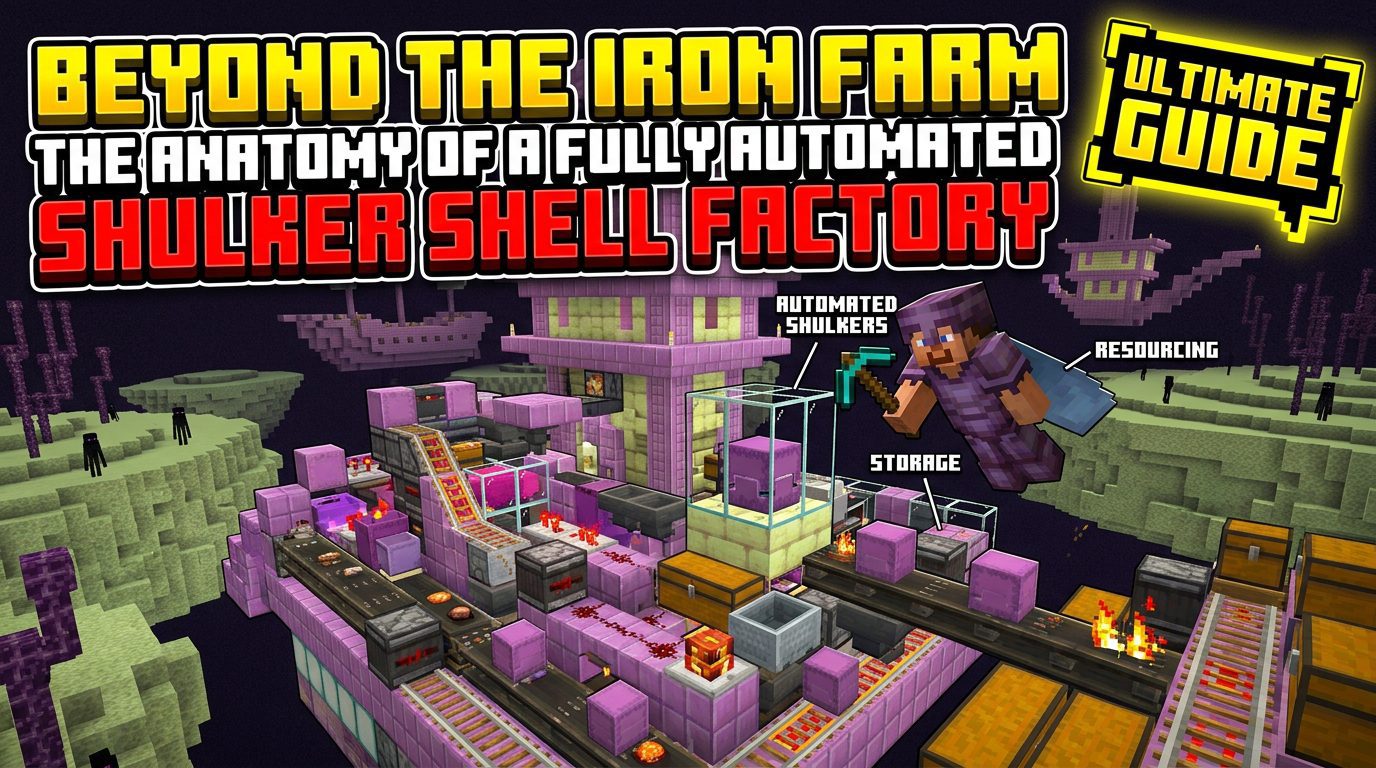 Beyond the Iron Farm: The Anatomy of a Fully Automated Shulker Shell Factory