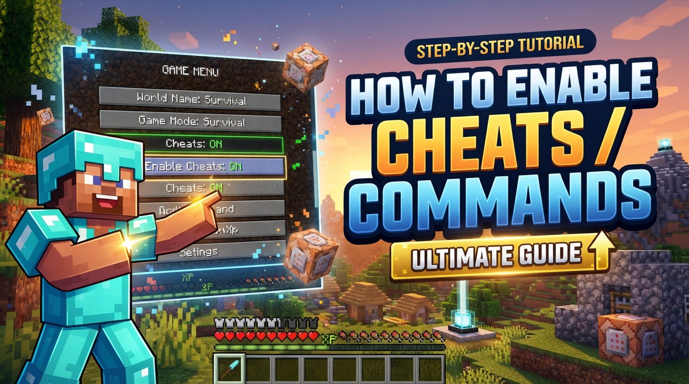 How to enable cheats / commands