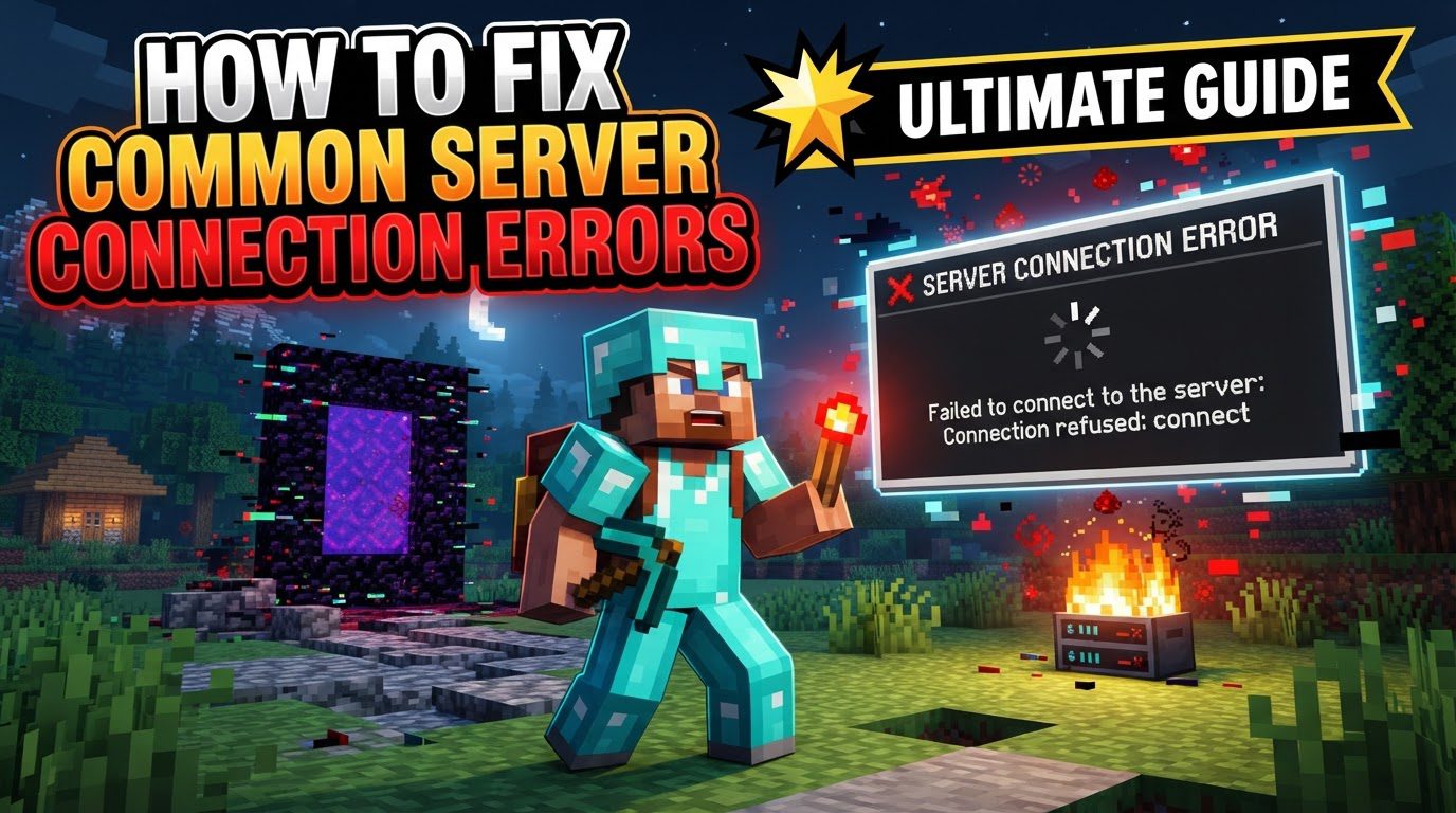 How to fix common server connection errors