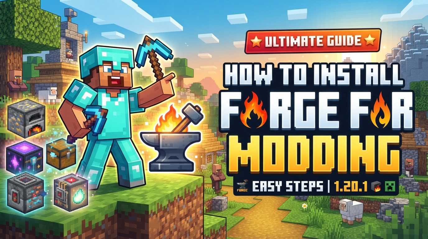 How to install Forge for modding