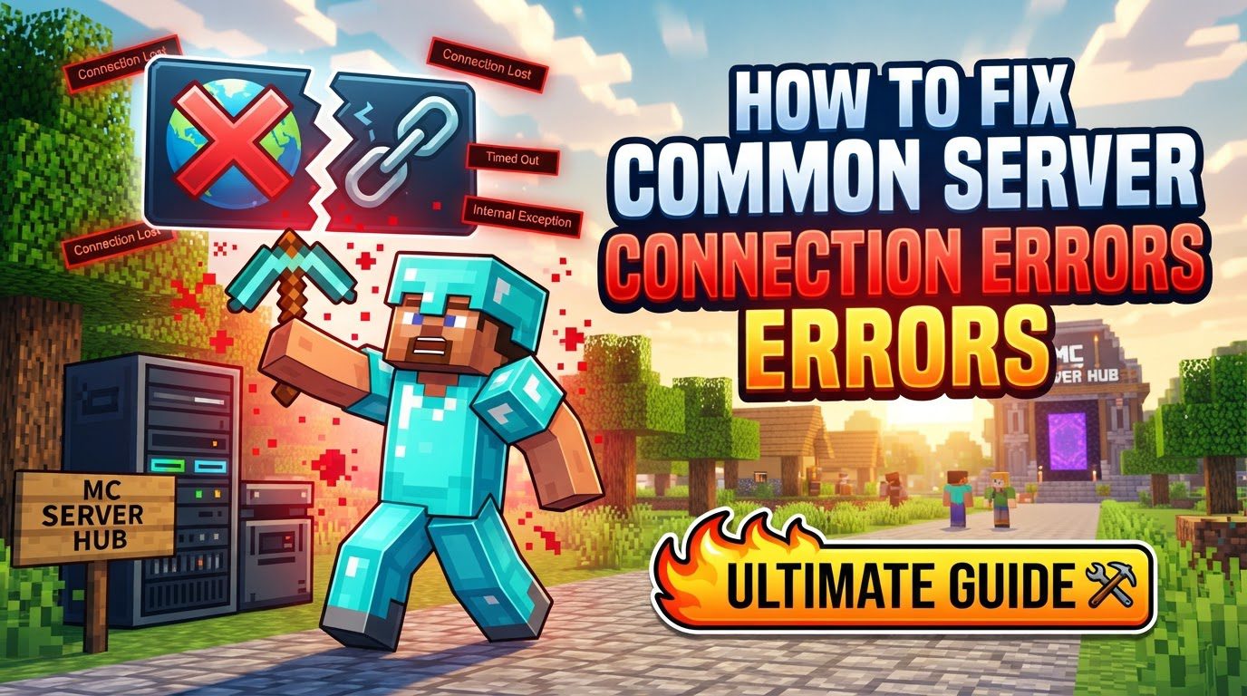How to fix common server connection errors