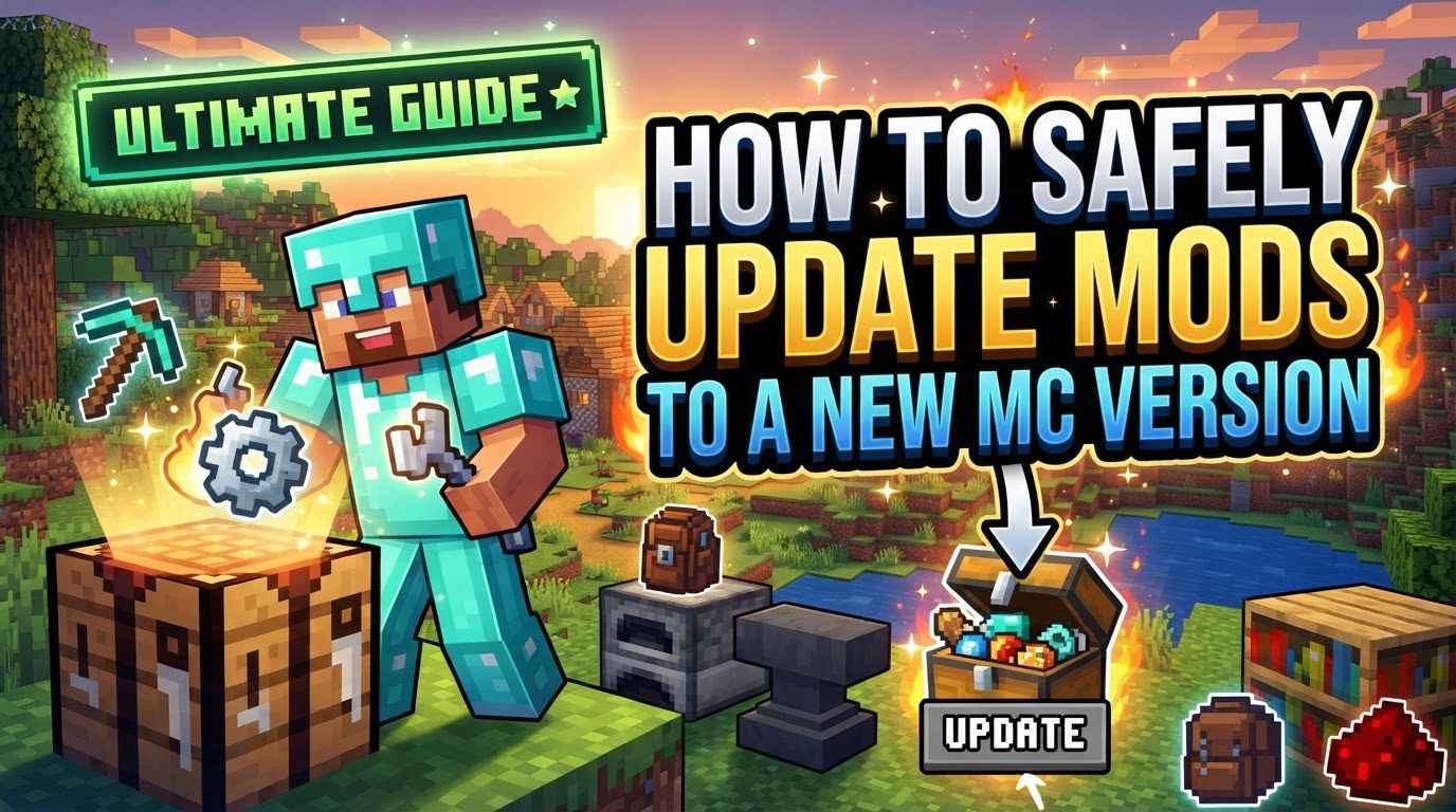 How to safely update mods to a new Minecraft version