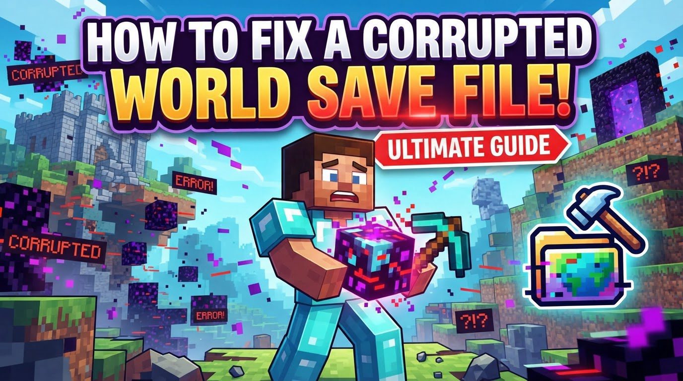 How to fix a corrupted world save file