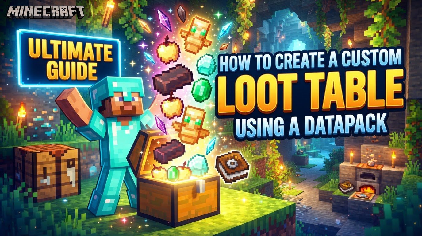 How to create a custom loot table using a datapack