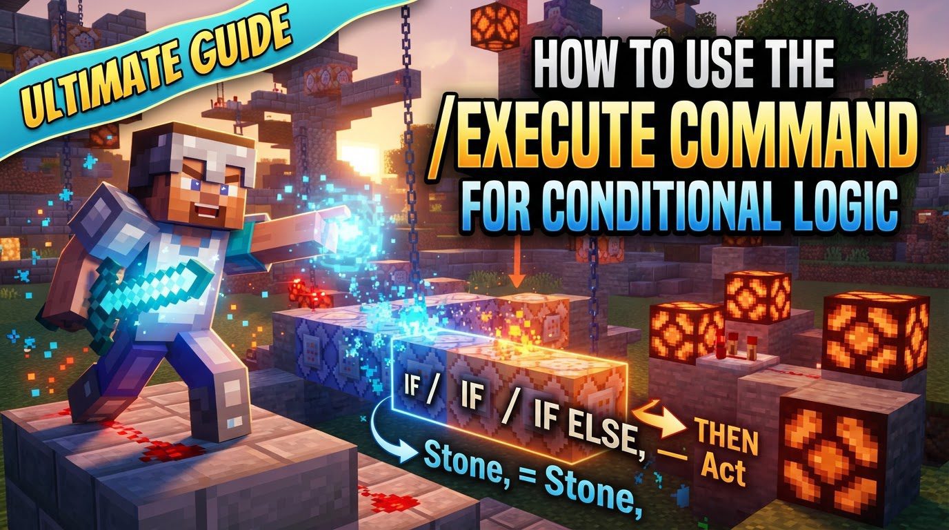 How to use the /execute command for conditional logic