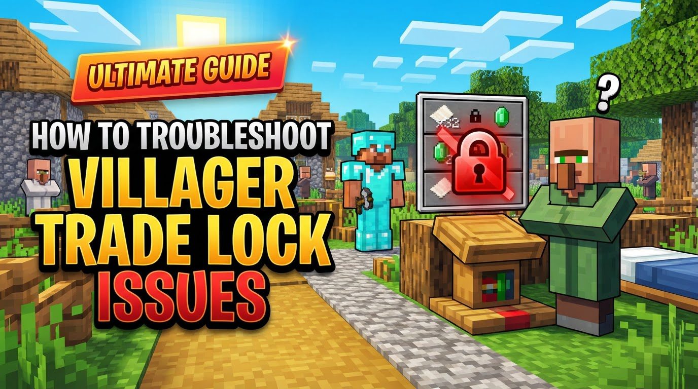 How to troubleshoot villager trade lock issues