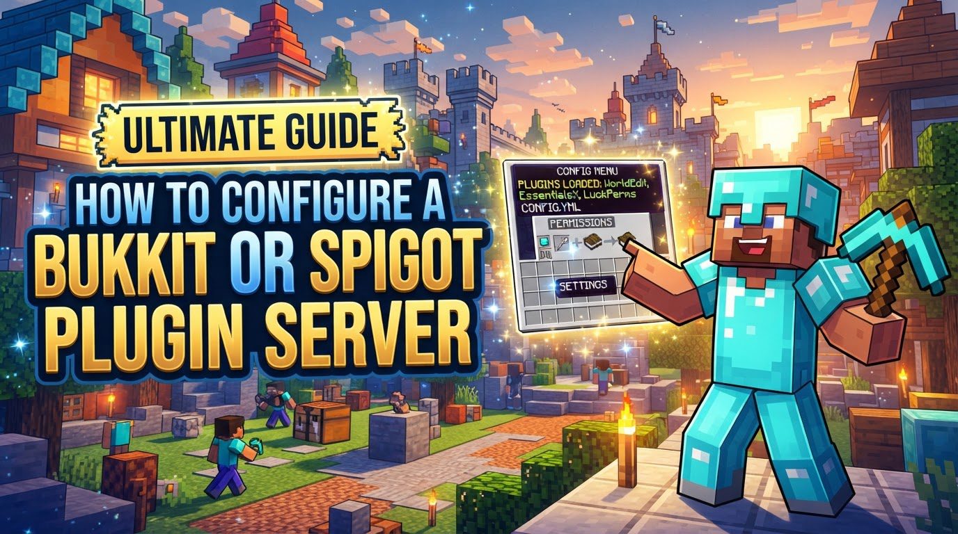 How to configure a Bukkit or Spigot plugin server