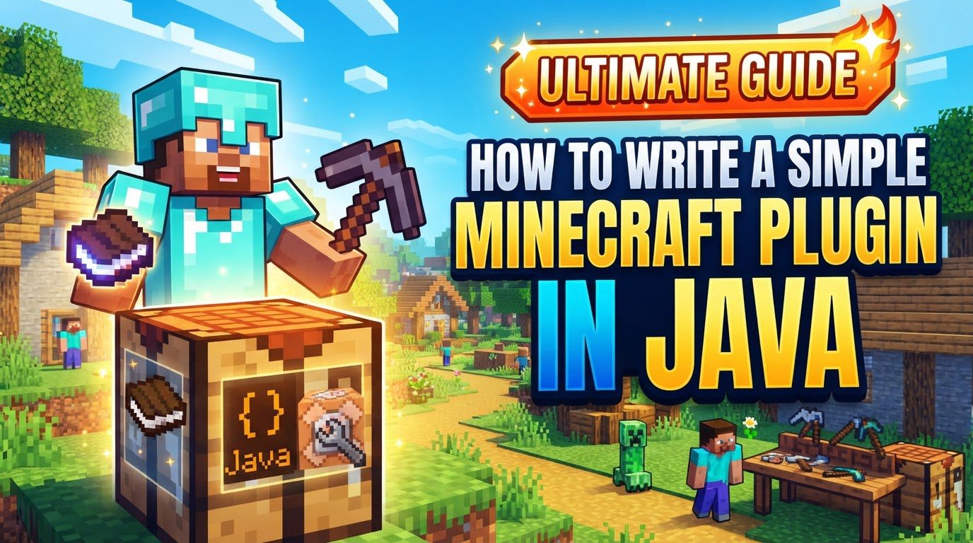 How to write a simple Minecraft plugin in Java