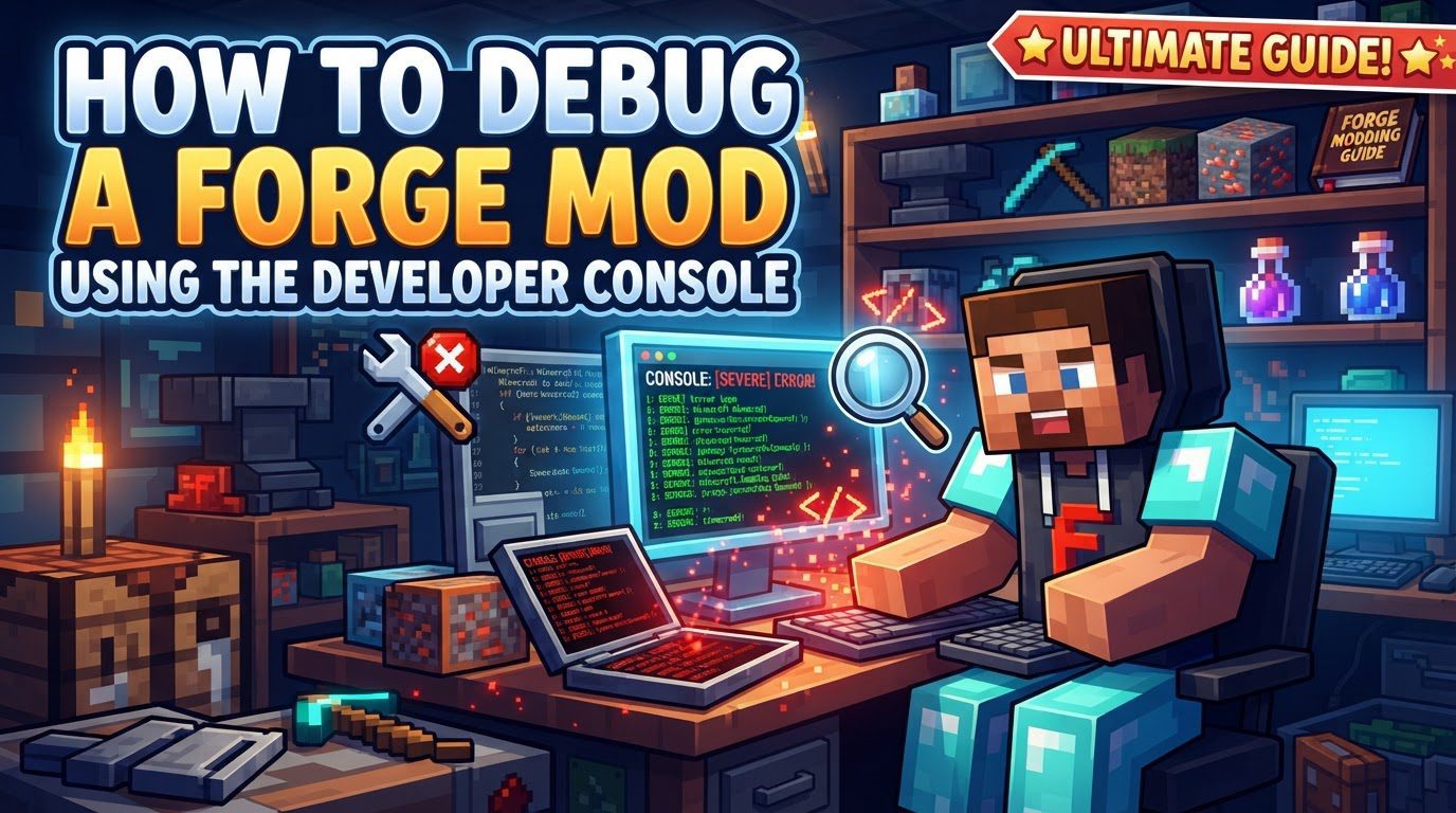How to debug a Forge mod using the developer console