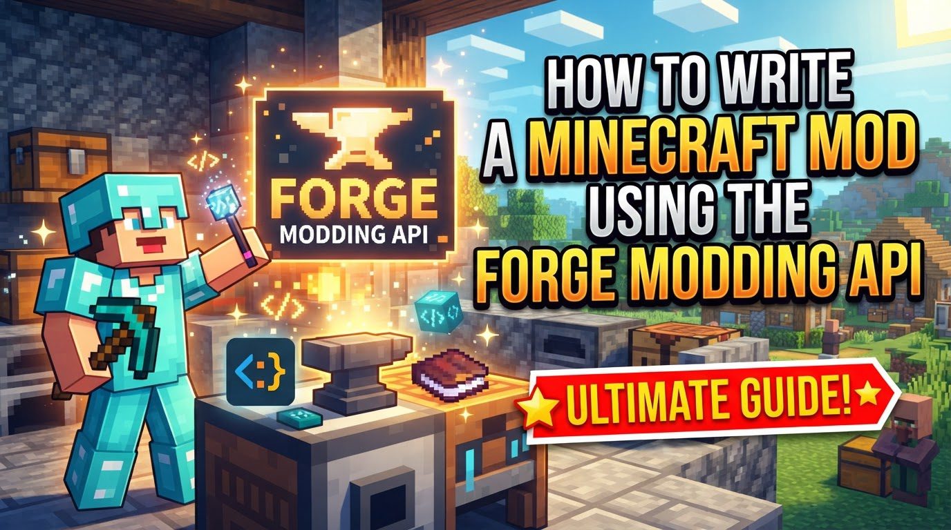write a Minecraft mod using the Forge modding API in Minecraft