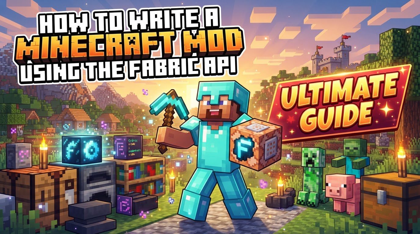 write a Minecraft mod using the Fabric API in Minecraft