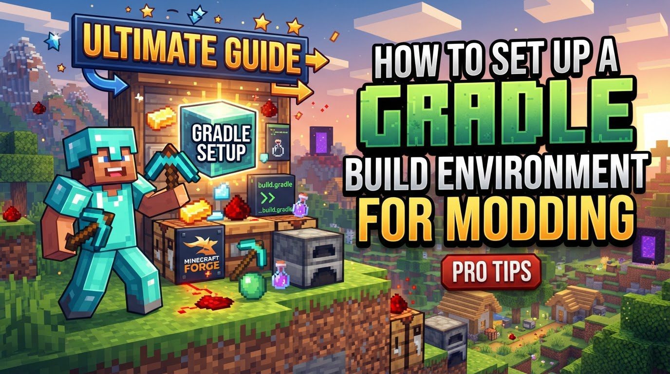 set up a Gradle build environment for modding in Minecraft