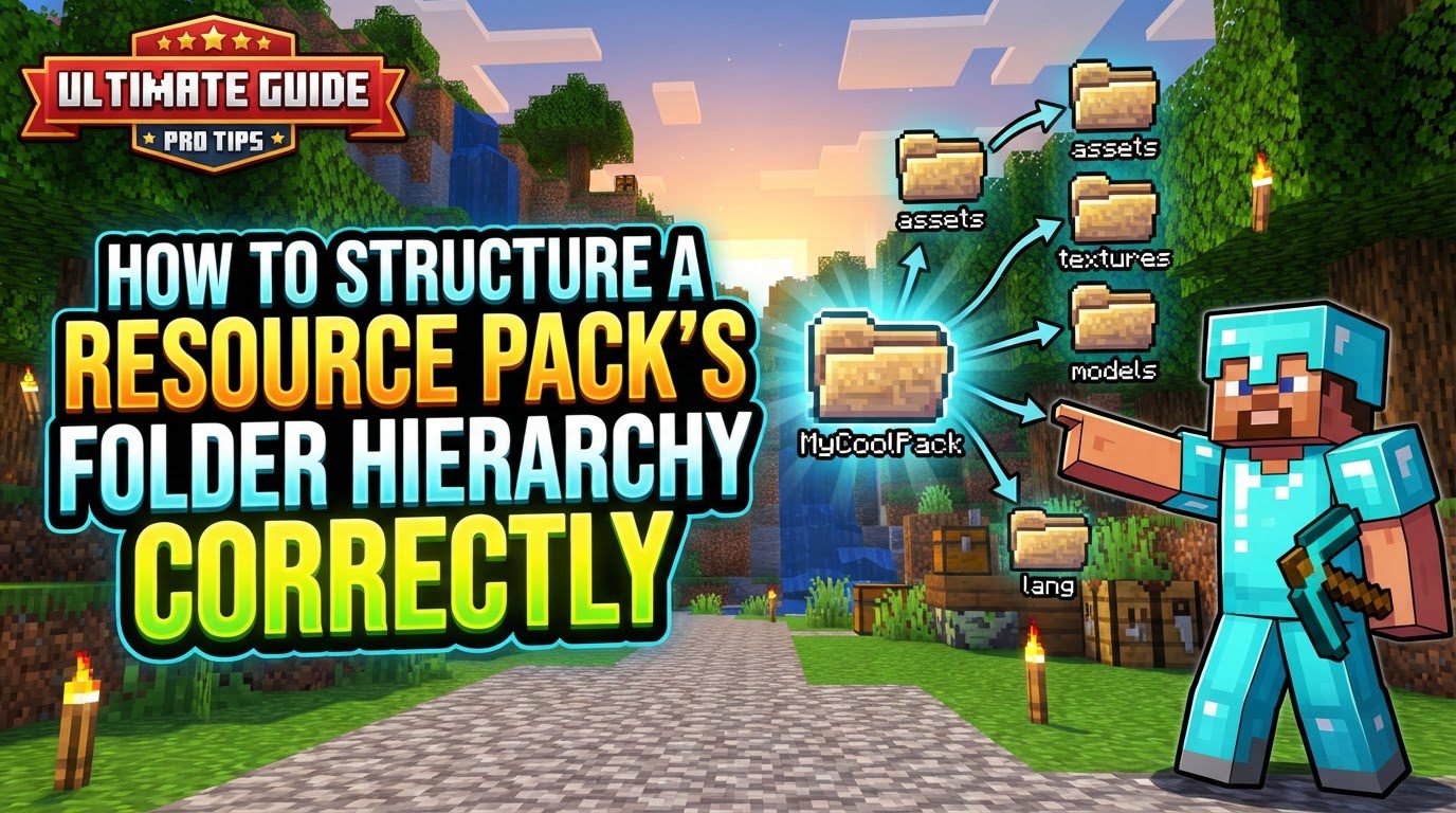 How to structure a resource pack's folder hierarchy correctly