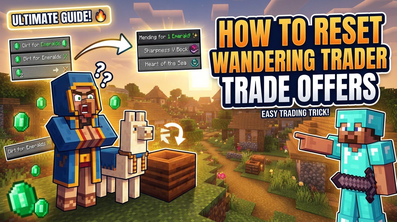 How to reset a wandering trader's trade offers