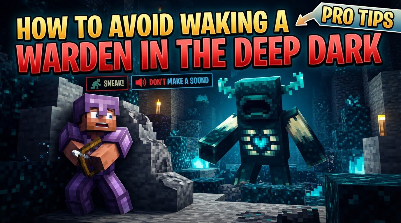 How to avoid waking a warden in the deep dark